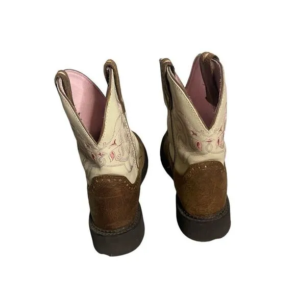 Justin Gypsy Distressed Western Cowgirl Boots Women’s Size 9