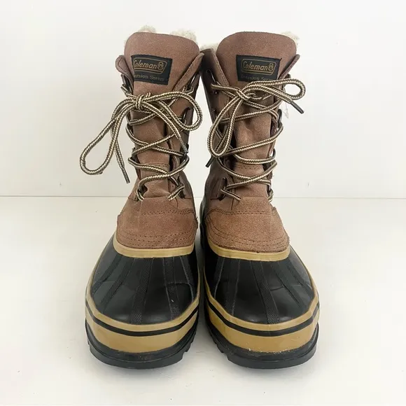Men’s Coleman Fleece Lined Winter Lace Up Boots Mens Size 7