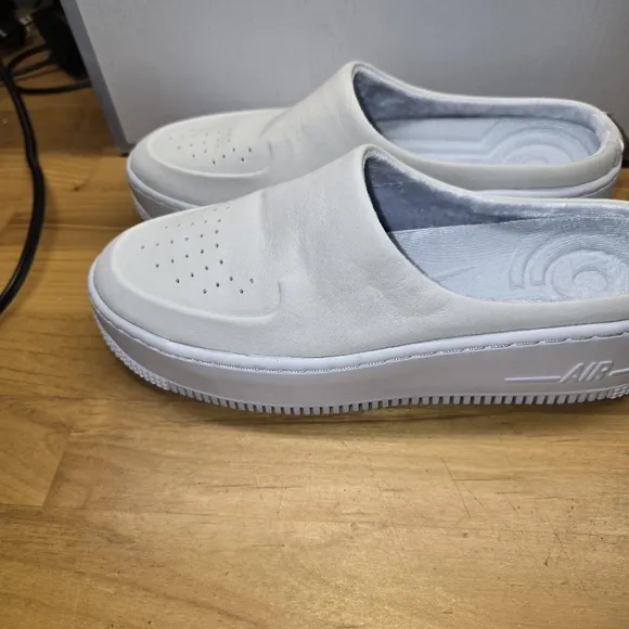 Nike Airforce ones Women's White Slip-On Shoes Lover xx size 7.**
