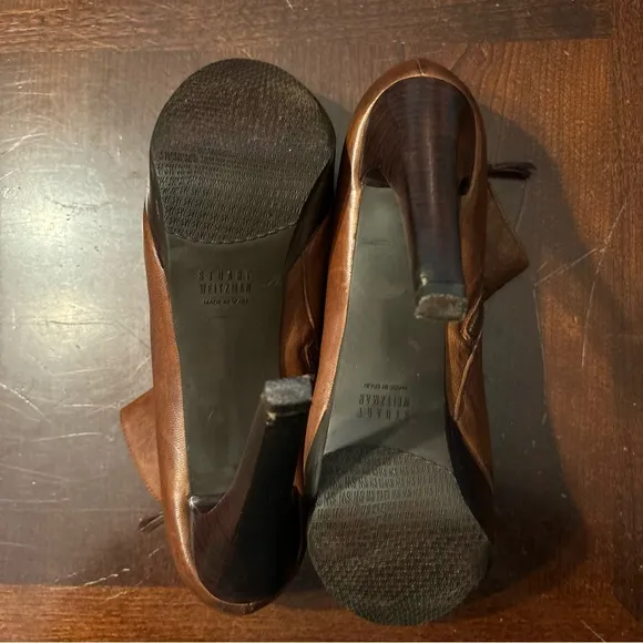 Stuart Weitzman booties 46763 size 10.5 Soft Leather Fall Winter‎ Women Boots